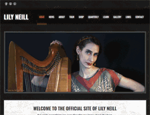 Tablet Screenshot of lilyneill.com